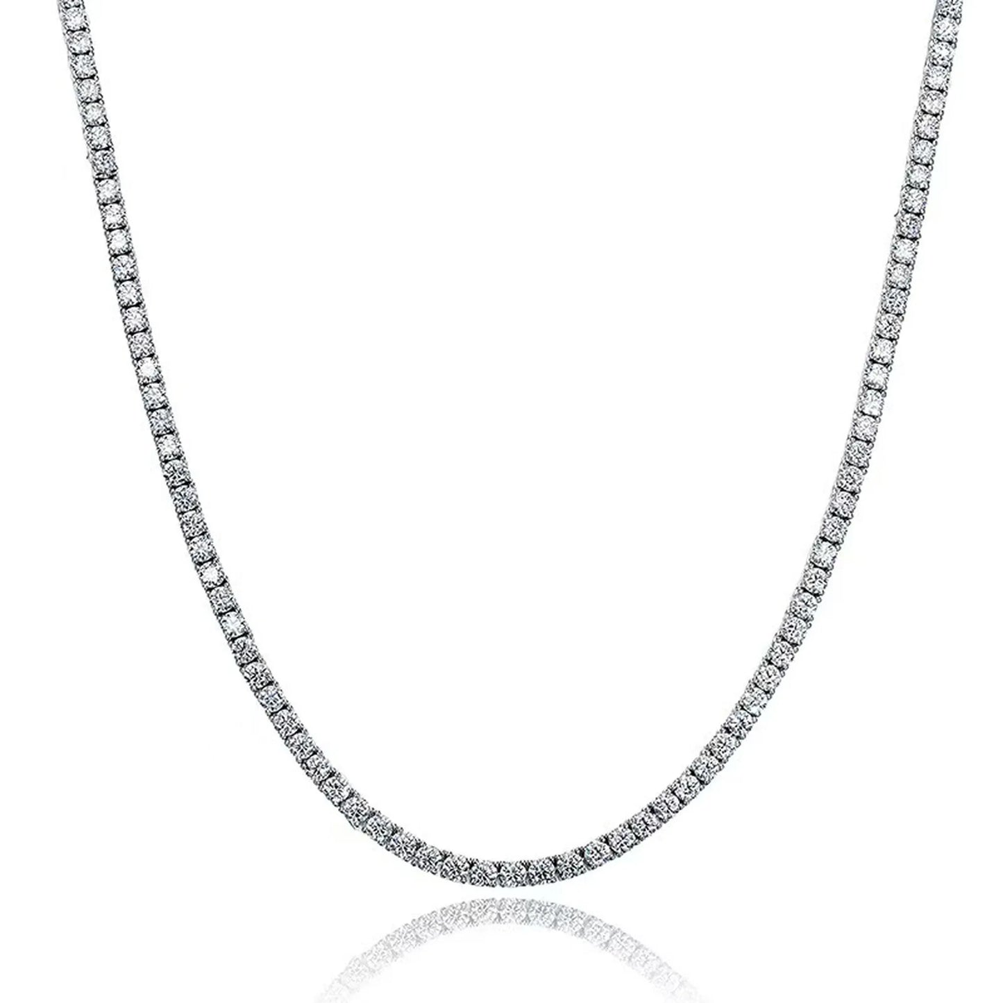 3mm CZ Tennis Chain Necklace