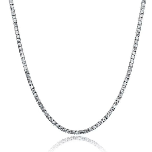 3mm CZ Tennis Chain Necklace