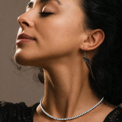 3mm CZ Tennis Chain Necklace