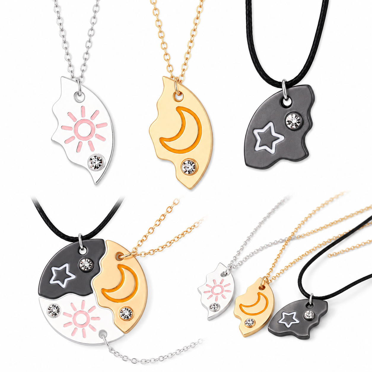 Celestial Minimal Pendant Necklace