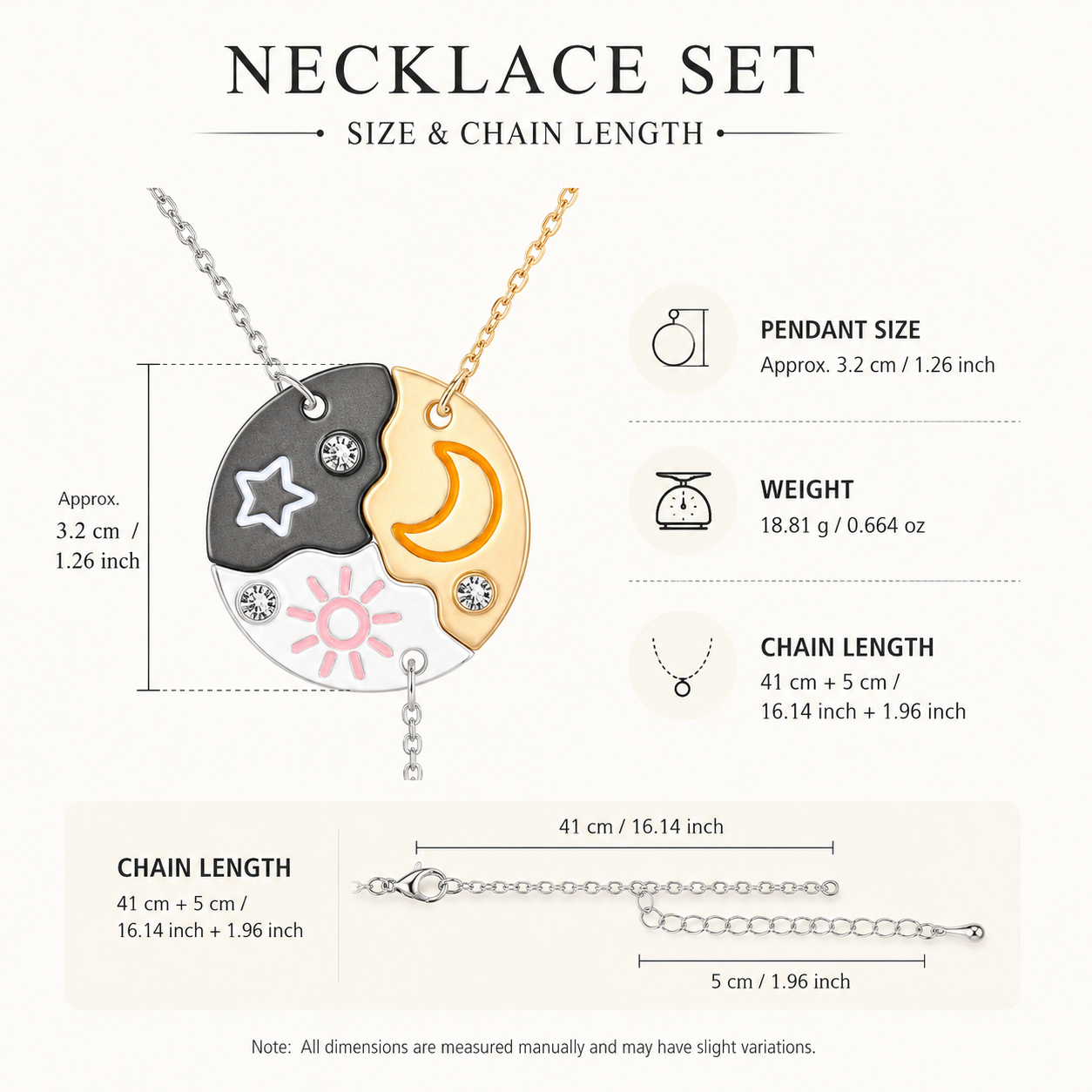 Celestial Minimal Pendant Necklace