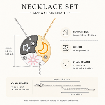 Celestial Minimal Pendant Necklace
