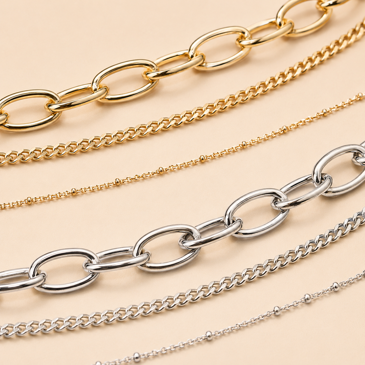 Chunky Circle Pendant Necklace