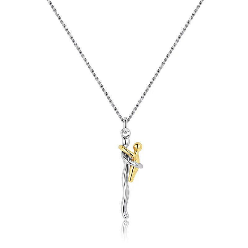 Hug Pendant Necklace