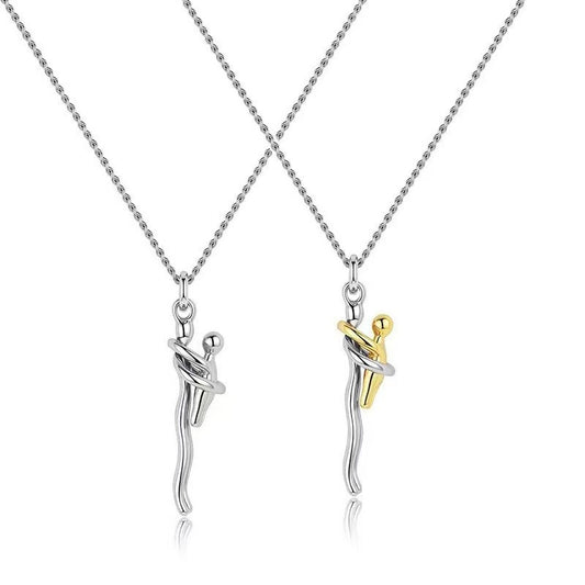 Hug Pendant Necklace