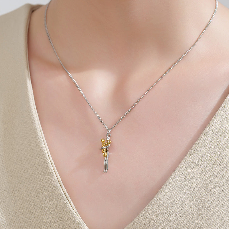 Hug Pendant Necklace