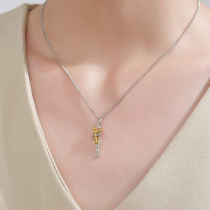 Hug Pendant Necklace