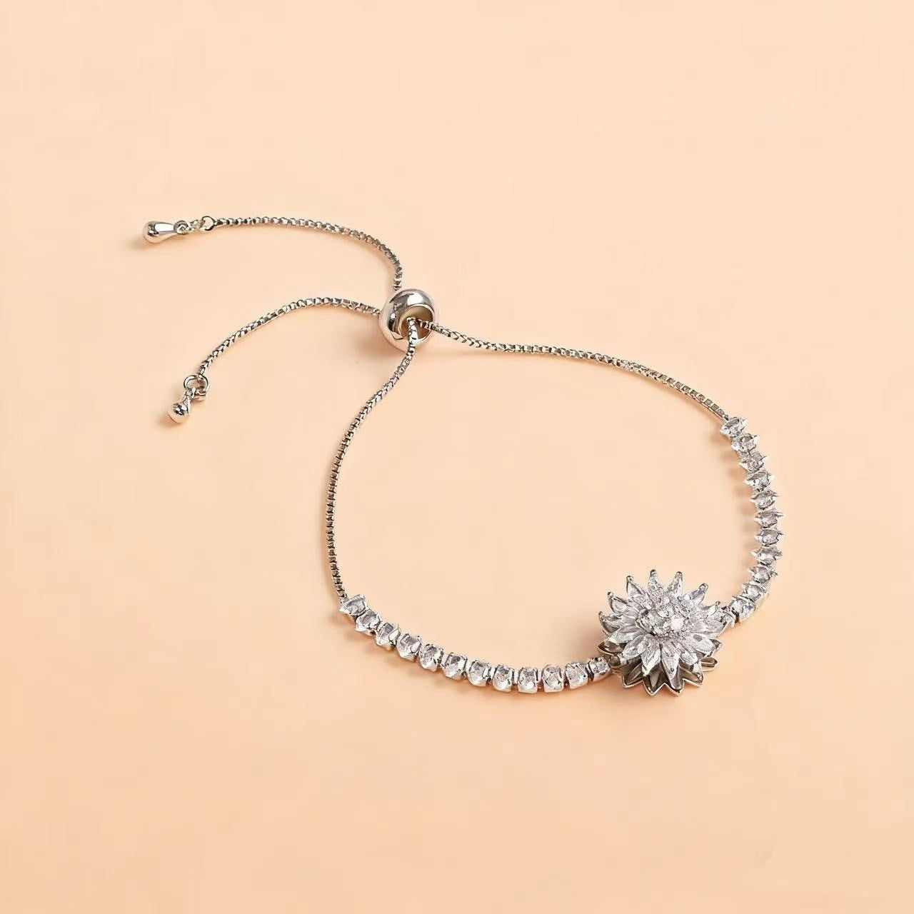 Rotating Sunflower Jewelry Set