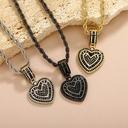 Twist Chain Pendant Necklace