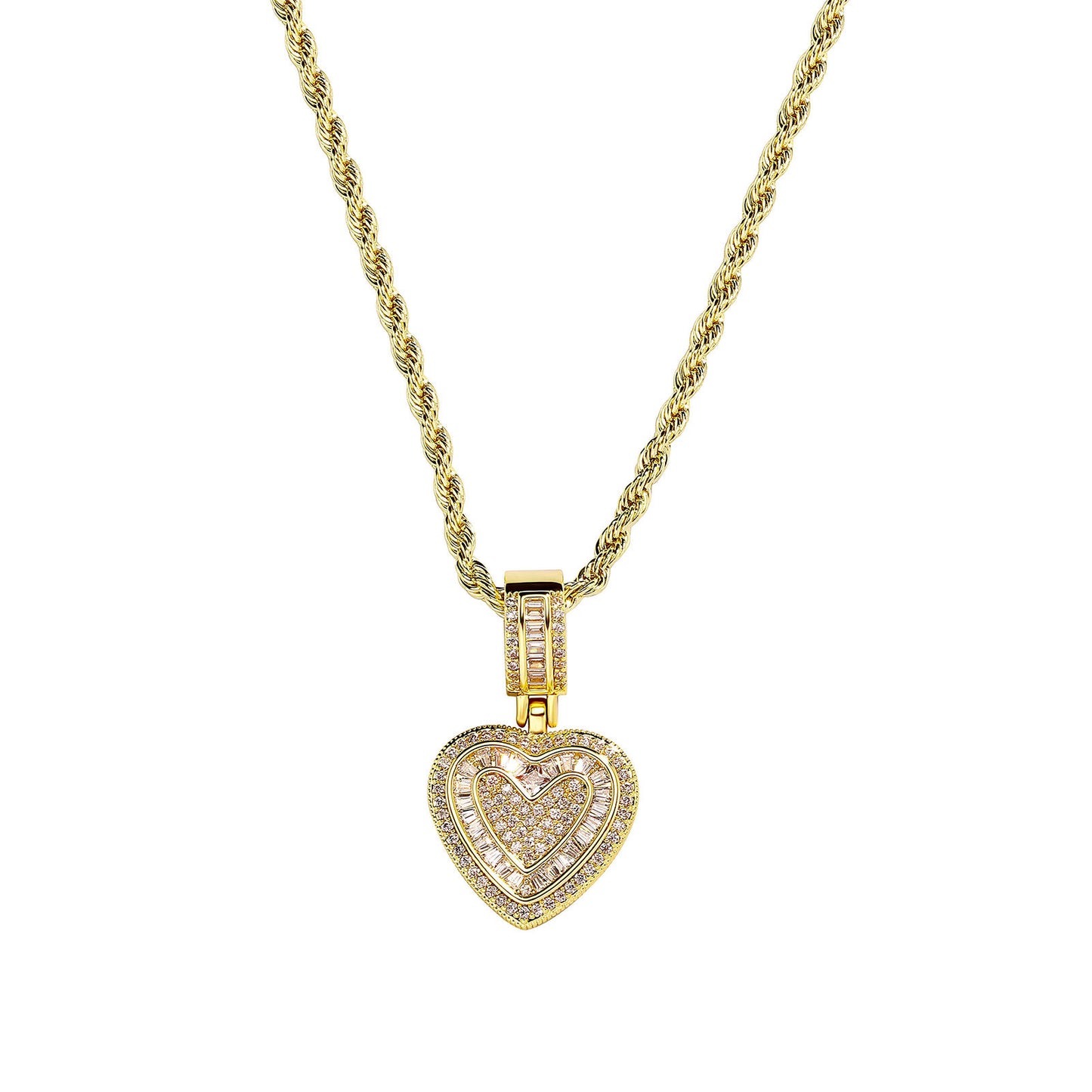 Twist Chain Pendant Necklace