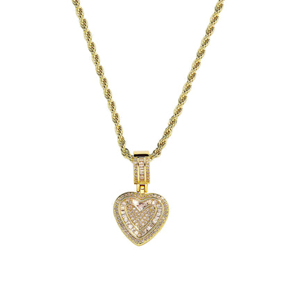 Twist Chain Pendant Necklace