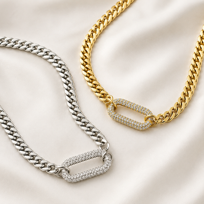 Stainless Steel Cuban Link Necklace