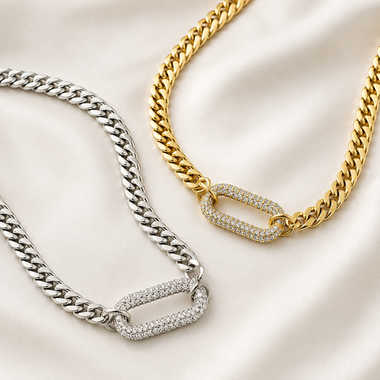 Stainless Steel Cuban Link Necklace