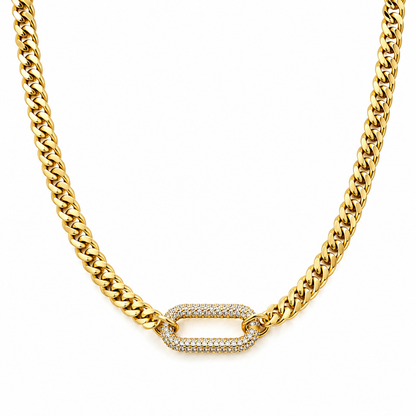 Stainless Steel Cuban Link Necklace