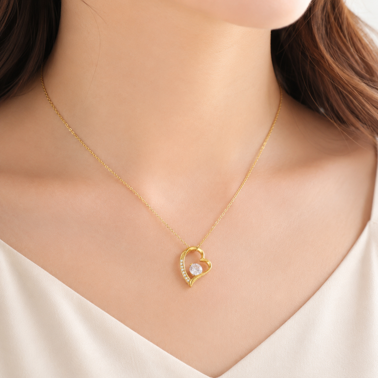 Eternal Heart Pendant Necklace