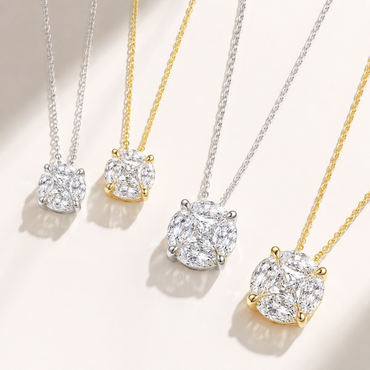 Timeless Moissanite Pendant Necklace