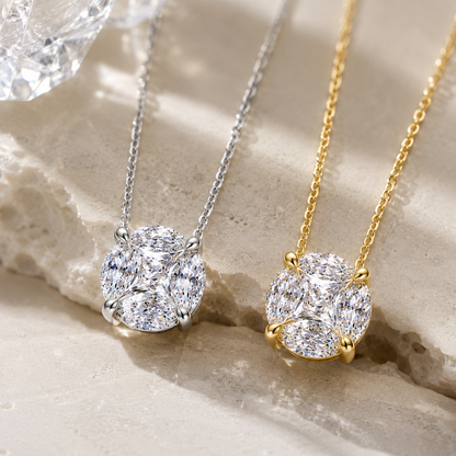 Timeless Moissanite Pendant Necklace