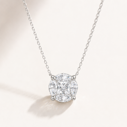 Timeless Moissanite Pendant Necklace
