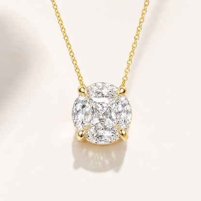 Timeless Moissanite Pendant Necklace